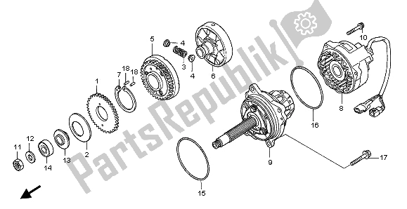 Tutte le parti per il Generatore del Honda ST 1100 1995