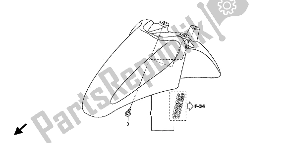 Wszystkie części do Przedni B? Otnik Honda SH 300R 2012