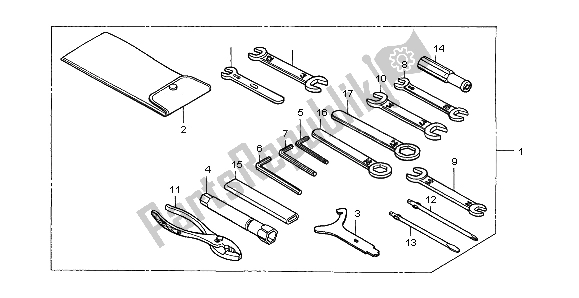 Todas las partes para Herramientas de Honda VT 750C 1998