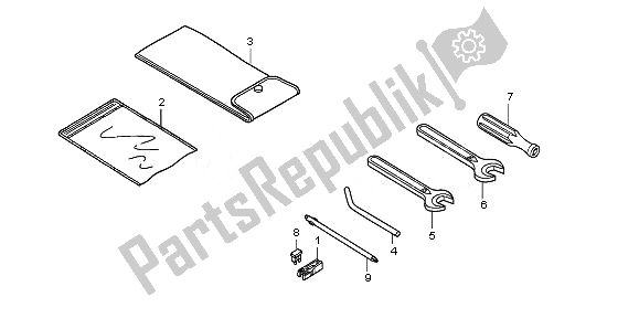 All parts for the Tools of the Honda SH 125 2011