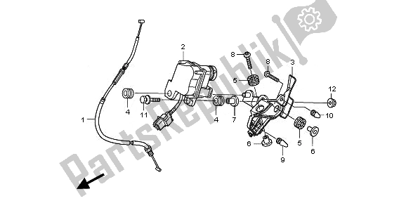 Tutte le parti per il Servomotore del Honda VFR 1200 FD 2011