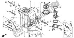 réservoir de carburant et pompe à carburant