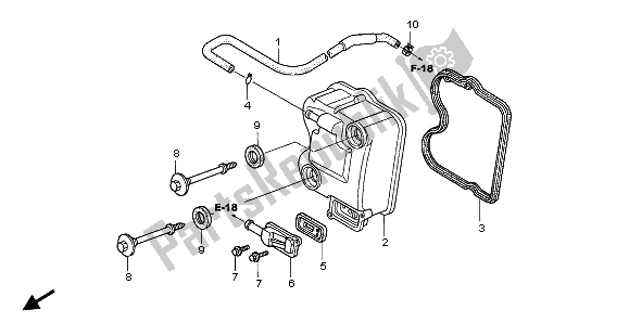 Tutte le parti per il Coperchio Della Testata del Honda SH 125 2008