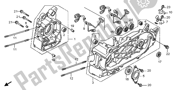 Wszystkie części do Korbowód Honda FES 125 2011