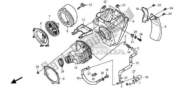 Todas las partes para Filtro De Aire de Honda CRF 150 RB LW 2014