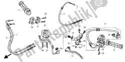 manejar la palanca y el cable del interruptor