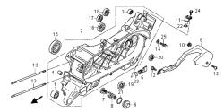 Left crankcase