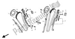 cadena de levas y tensor