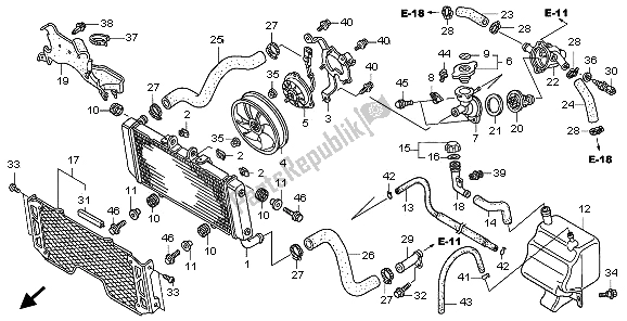 Todas las partes para Radiador de Honda CB 1300 SA 2009