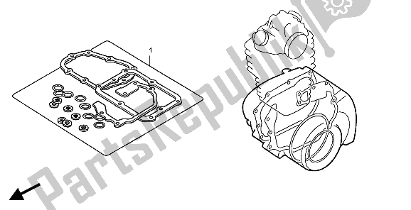 Tutte le parti per il Kit Di Guarnizioni Eop-2 B del Honda XR 400R 1997