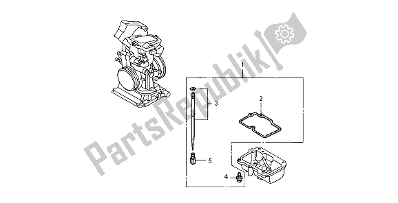 Wszystkie części do Zestaw Cz?? Ci Opcjonalnych Ga? Nika Honda CRF 450R 2004