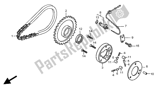 All parts for the Starting Clutch of the Honda CMX 250C 1998