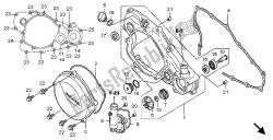 R. CRANKCASE COVER & WATER PUMP