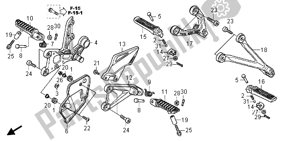 Todas las partes para Paso de Honda CBR 1000 RR 2013