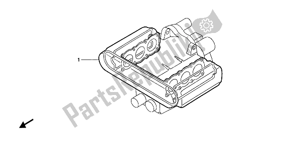 Tutte le parti per il Kit Di Guarnizioni Eop-1 A del Honda GL 1500 1988