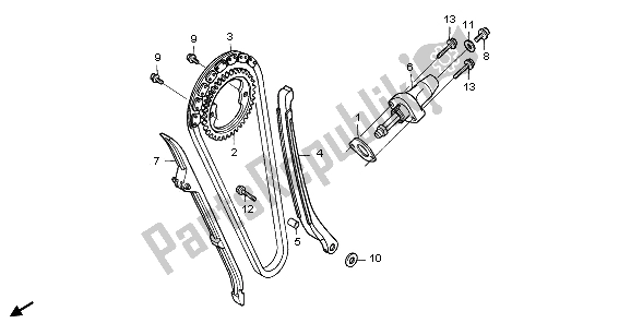 Todas las partes para Cadena De Levas de Honda TRX 300 EX Sportrax 2003