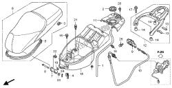 asiento y caja de equipaje