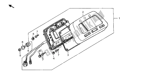 Todas las partes para Metro de Honda TRX 500 FA Fourtrax Foreman 2004