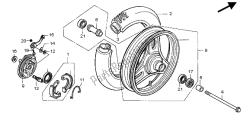 FRONT WHEEL & FRONT BRAKE PANEL