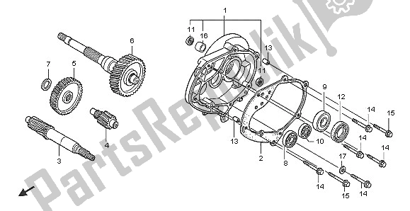 Tutte le parti per il Trasmissione del Honda SH 150 2005