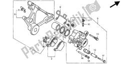 REAR BRAKE CALIPER