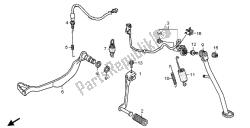 pedal y soporte lateral