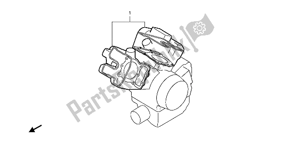 All parts for the Eop-1 Gasket Kit A of the Honda NTV 650 1989