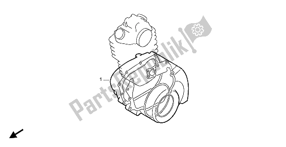 All parts for the Eop-2 Gasket Kit B of the Honda TRX 300 EX Fourtrax 2000