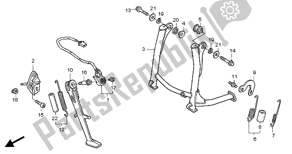 Toutes les pièces pour le Supporter du Honda VFR 800 FI 2001