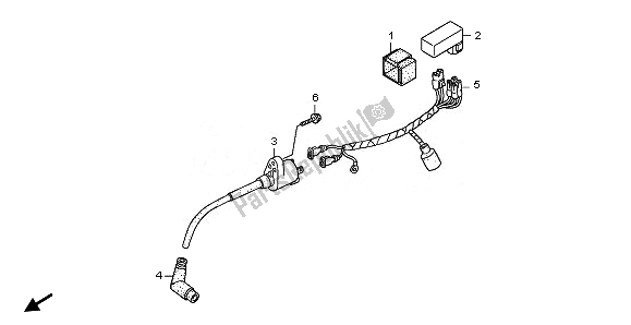 Todas las partes para Mazo De Cables Y Bobina De Encendido de Honda CRF 70F 2008