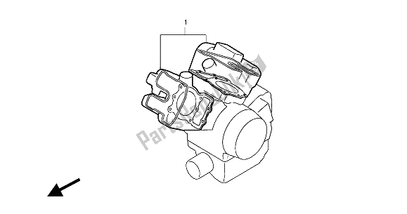 Tutte le parti per il Kit Di Guarnizioni Eop-1 A del Honda VT 750C 2000