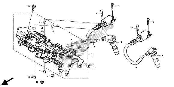 All parts for the Ignition Coil of the Honda CB 500F 2013