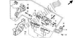 REAR BRAKE CALIPER