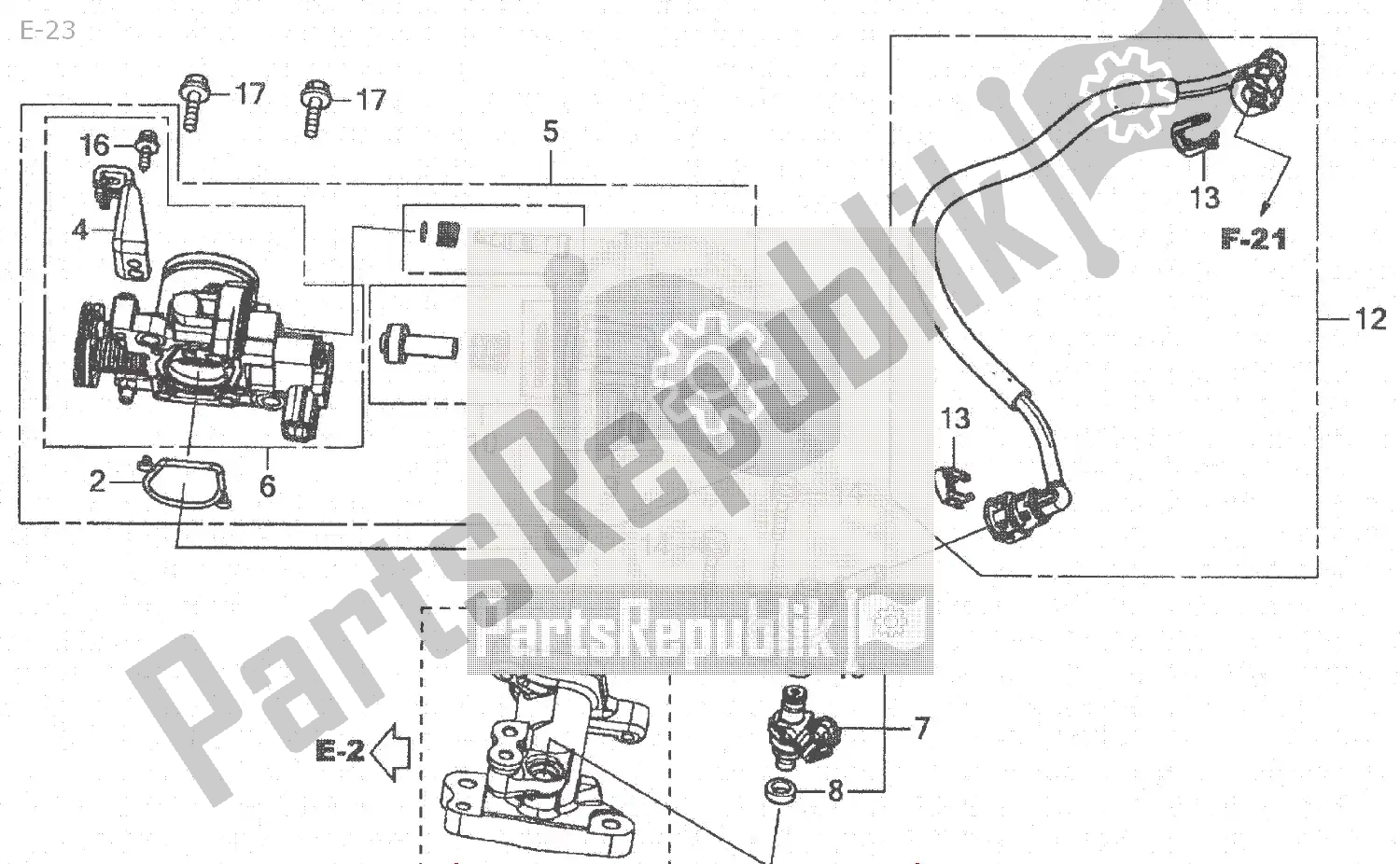 Wszystkie części do E-23 Honda MSX 125 2013