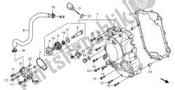 RIGHT CRANKCASE COVER & WATER PUMP