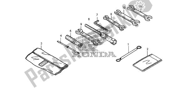 Todas las partes para Herramientas de Honda VFR 1200X 2013