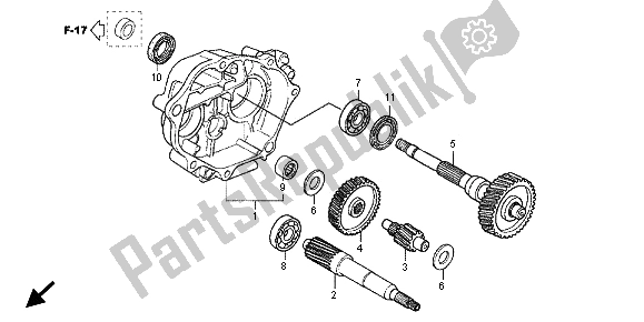 Todas las partes para Transmisión de Honda SH 300A 2012