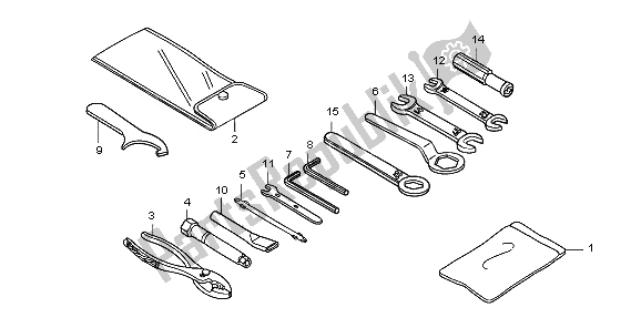 Tutte le parti per il Utensili del Honda CB 1300 2009