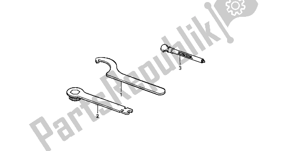 Todas las partes para Herramientas de Honda CR 250R 1991