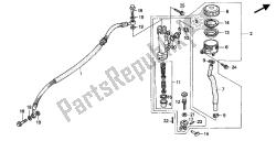 maître-cylindre de frein arrière