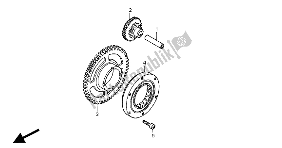 Todas las partes para Embrague De Arranque de Honda CBR 1100 XX 2000