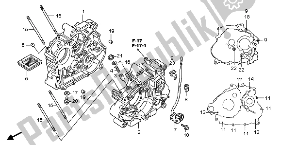 Todas as partes de Bloco Do Motor do Honda CBR 125 RW 2007