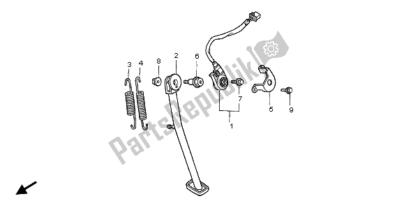 Toutes les pièces pour le Supporter du Honda NX 650 1996