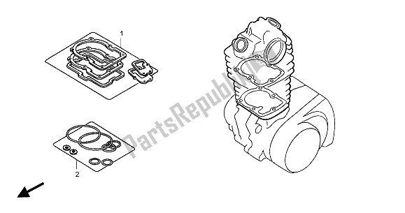 Todas las partes para Kit De Juntas Eop-1 A de Honda CBR 125 RS 2005