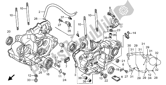 Tutte le parti per il Carter del Honda CRF 250R 2007