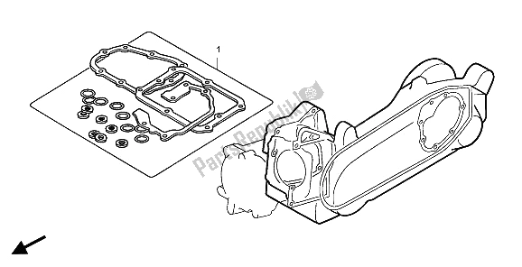 Tutte le parti per il Kit Di Guarnizioni Eop-2 B del Honda PES 150 2006