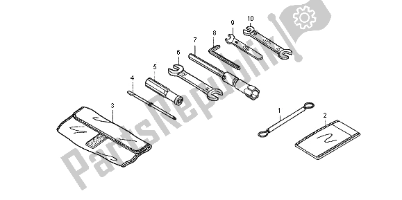 Todas las partes para Herramientas de Honda VFR 1200F 2012