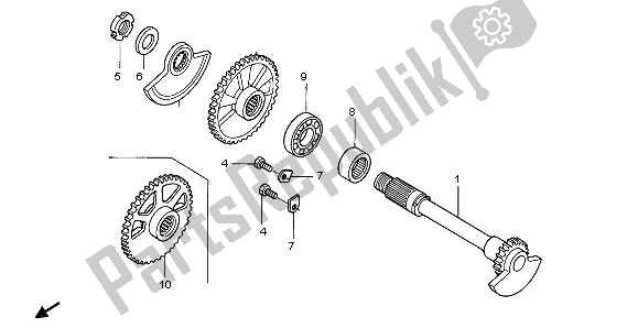 Tutte le parti per il Equilibratore del Honda CRF 450R 2007