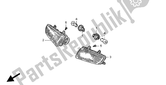 Tutte le parti per il Winker del Honda ST 1100A 1997