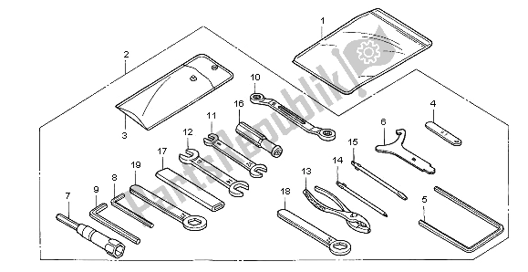 Todas las partes para Herramientas de Honda VTR 1000F 2003